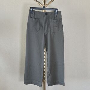 Anthropologie Women's Olive Grey Chinos